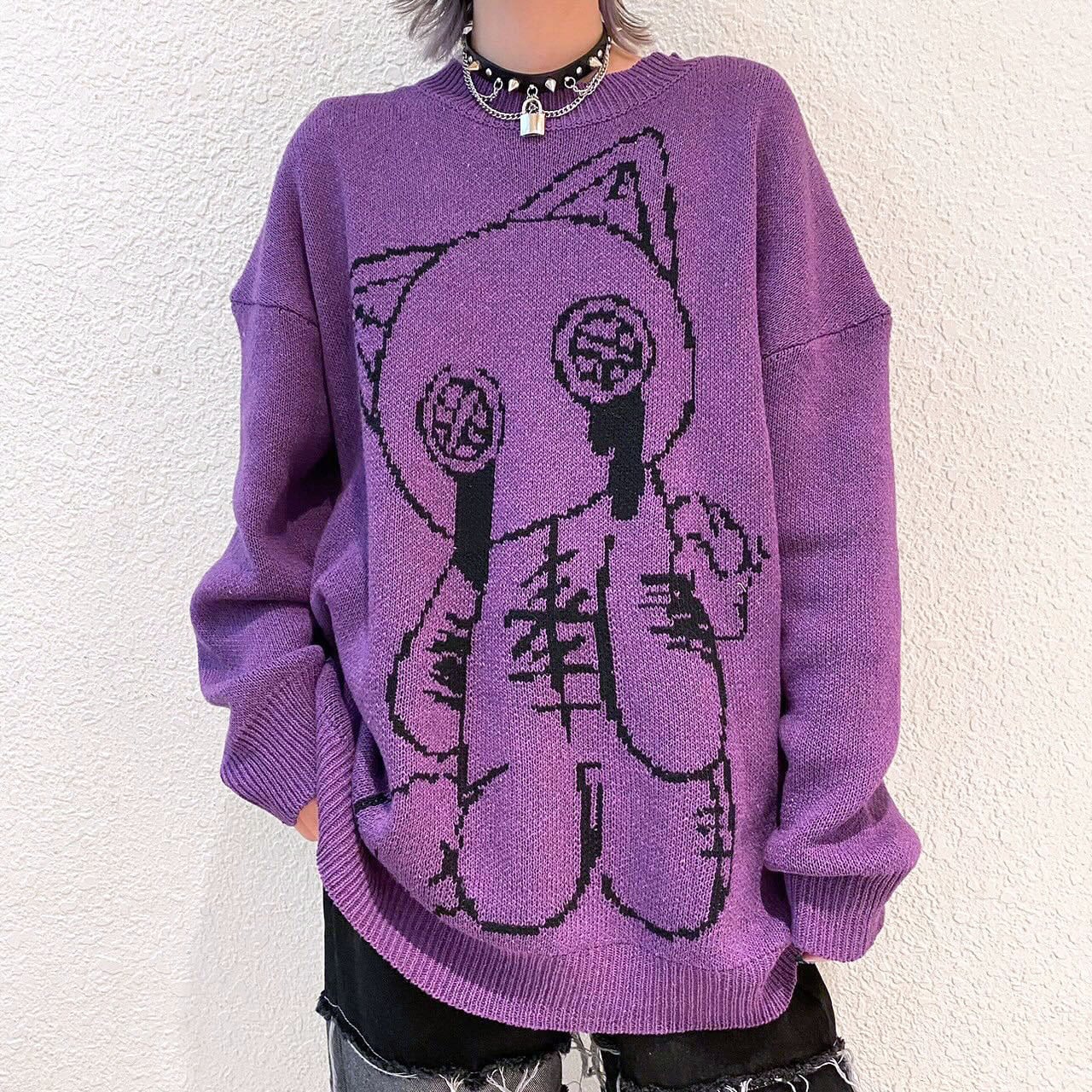 10/13 完売BLACK再入荷！】やみかわCATニット | VOLCAN&APHRODITE