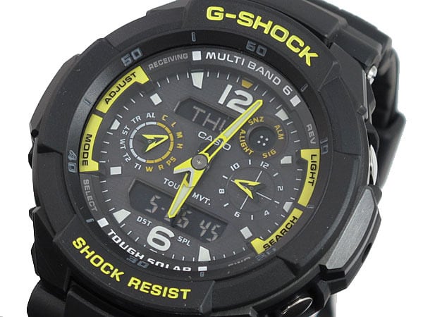 カシオ CASIO Gショック G-SHOCK スカイコックピット 電波ソーラー 腕時計 GW3500B-1A