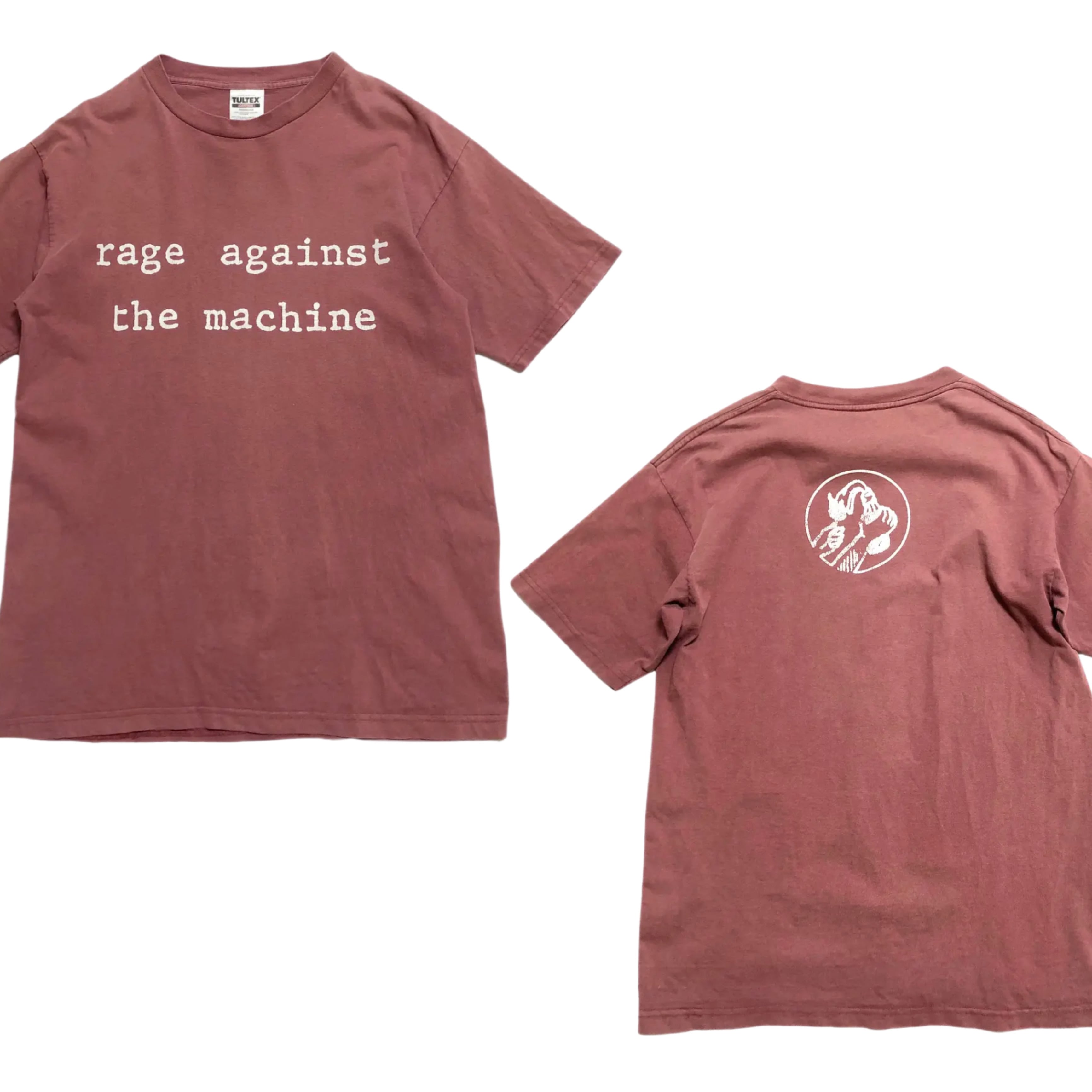 90s RAGE AGAINST THE MACHINE 火炎瓶 Tシャツ TULTEX 【Ｌ】レイジ