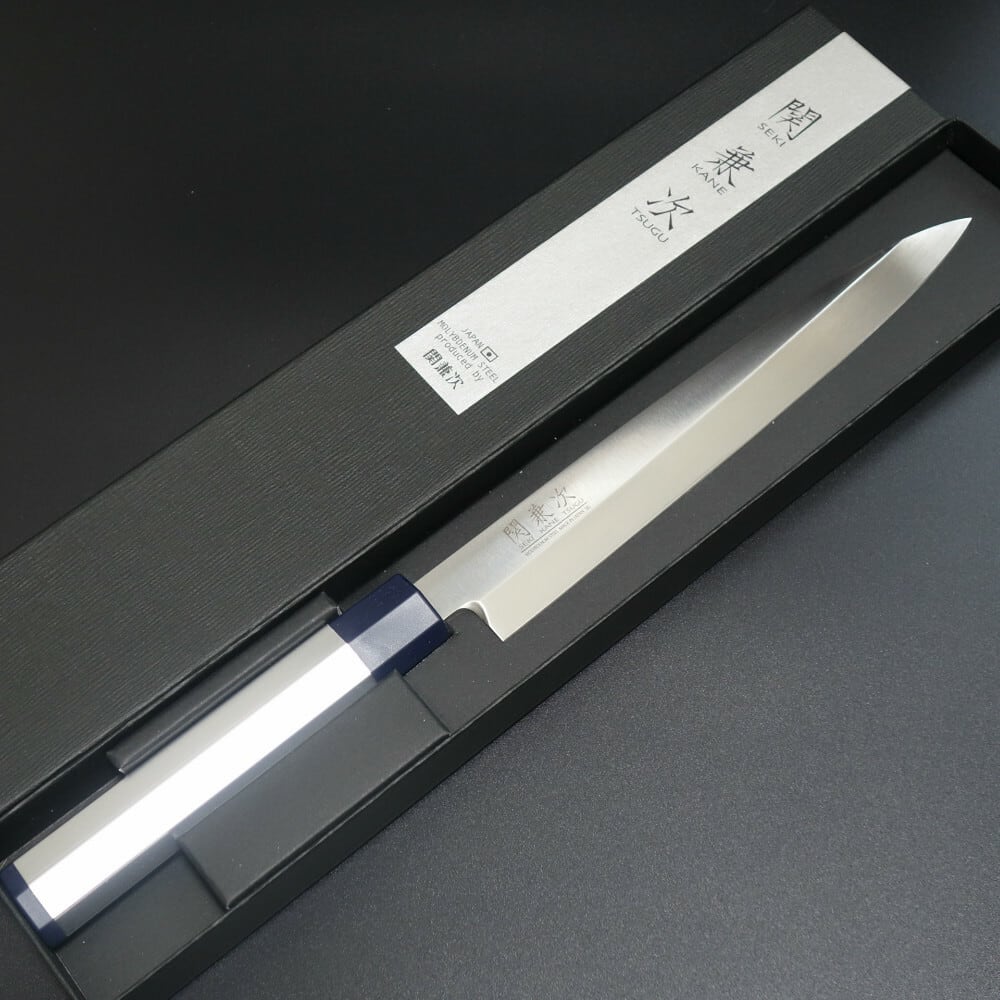関兼次 柳刃包丁 210mm アルミ和包丁 モリブデン・バナジウム鋼