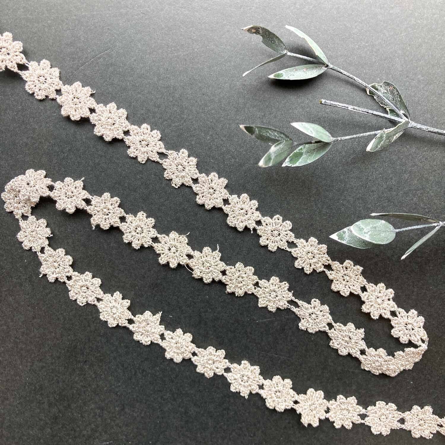 再入荷〉ミニ透かしお花レース（50cm〜） | Dua-アクセサリーパーツ