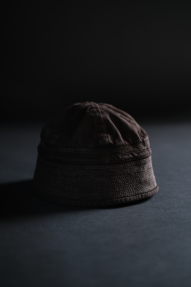 T.T  /  Lot.007 US NAVAL HAT "Mud Dyed Brown"