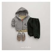 【取寄】aou studio フラワーフードパーカー|冬服|韓国子供服