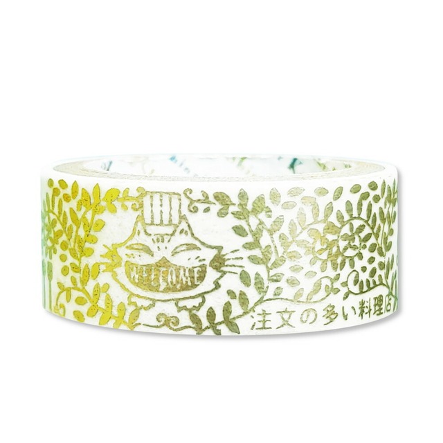 シール堂　箔押　宮沢賢治幻燈館　シルエット 注文の多い料理店　15mmマステ　SD01