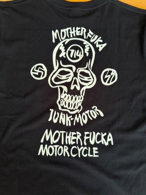 JUNK MOTOR Tシャツ　黒