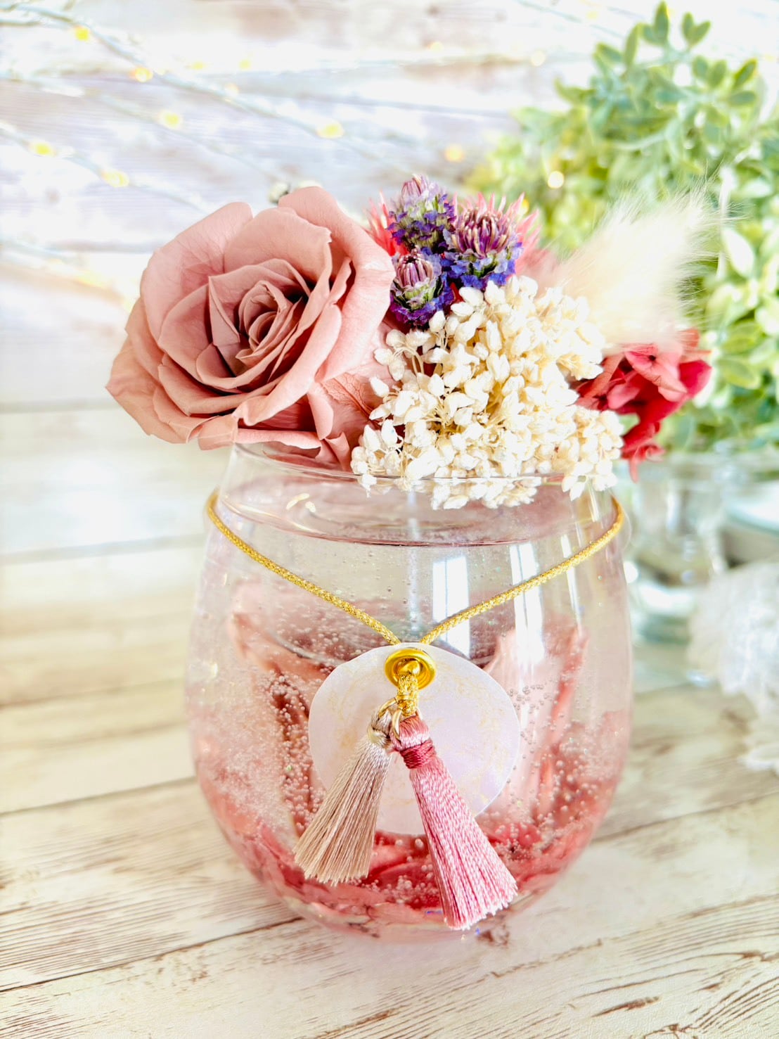 シャンパンローズ アンティークピンク