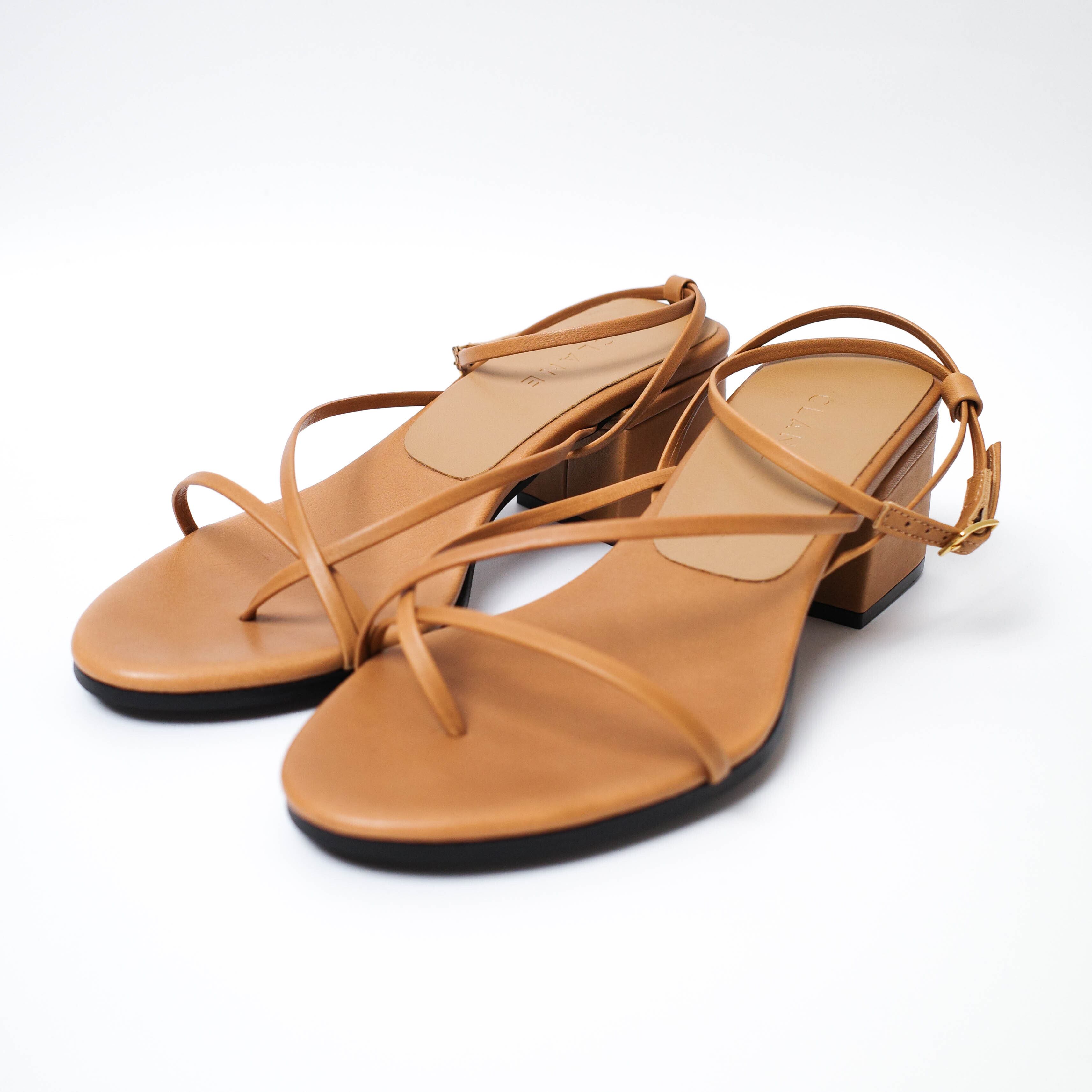[NEW] CLANE	LINE STRAP SANDAL BEIGE 18115-8411