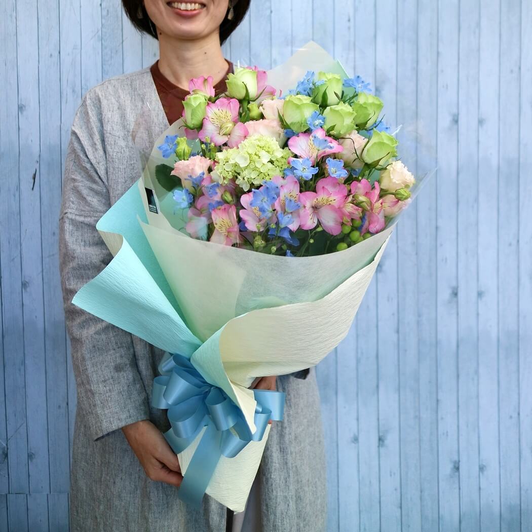 まるでお花畑なブーケ！「パステルガーデン」(花束008) | 花you