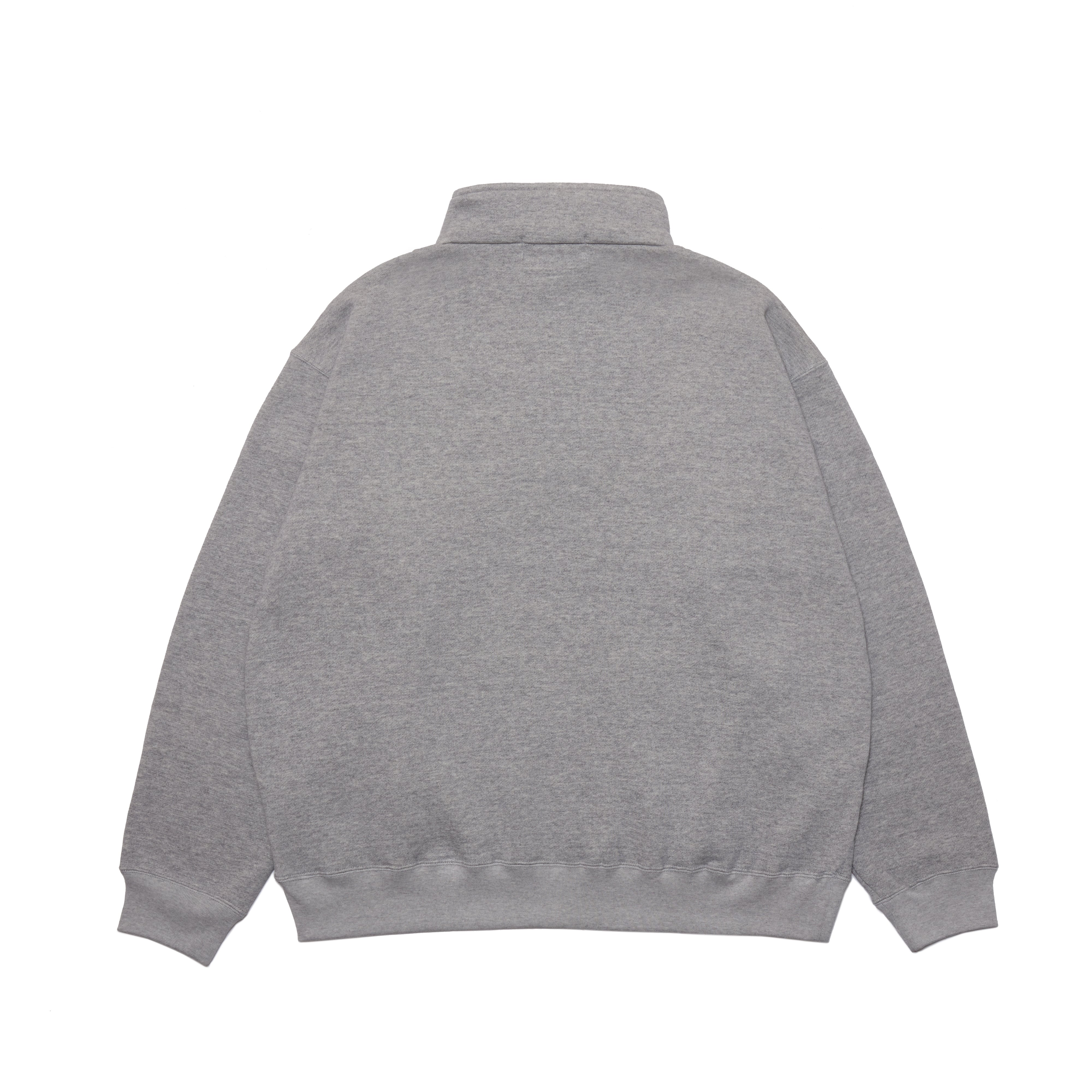 SO ORIGINAL SNAP PULLOVER SWEAT (GRAY) | SO SHOP & HOSTEL NAKAMEGURO