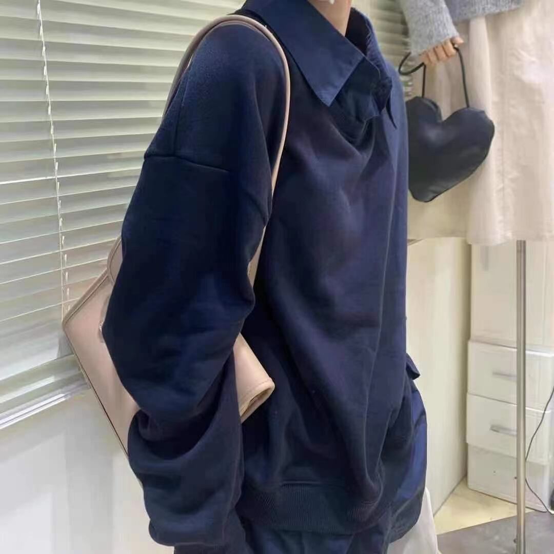 レイヤード風 トレーナー　AJ2085-223