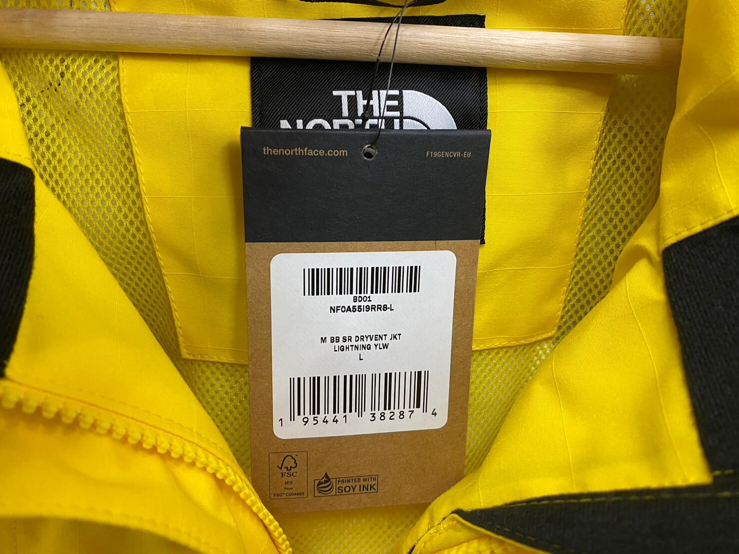 THE NORTH FACE SEARCH & RESCUE DRYVENT JACKET LIGHTNING THE NORTH FACE SEARCH & RESCUE DRYVENT JACKET LIGHTNING
