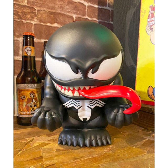 ヴェノム ソフビバンク ・VENOM ベノム  マーベル 貯金箱 アメリカン雑貨 フィギュア インテリア