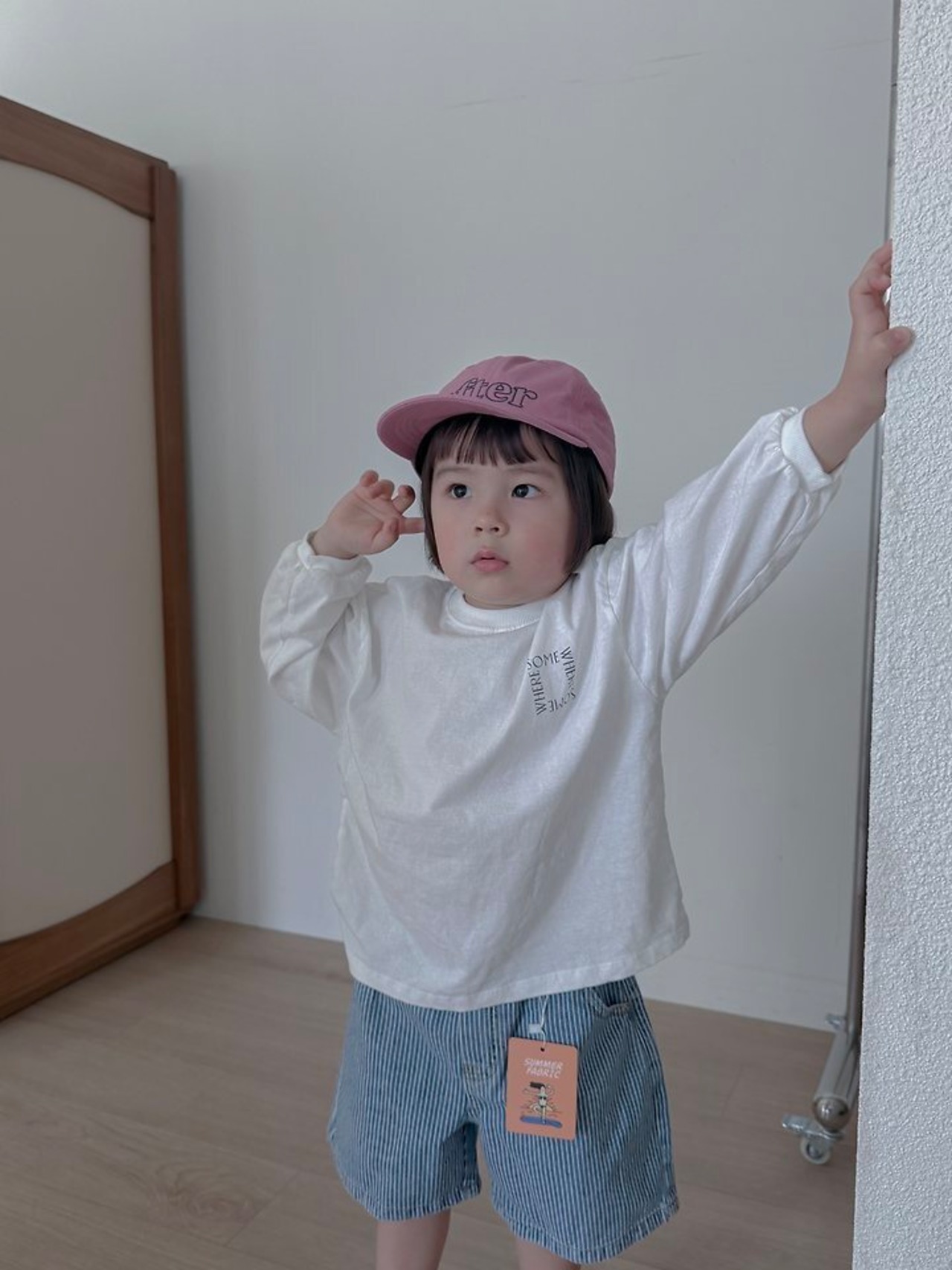 【取寄/韓国直送】Plain. 26/SM コ二ストライプデニム｜夏服｜韓国子供服