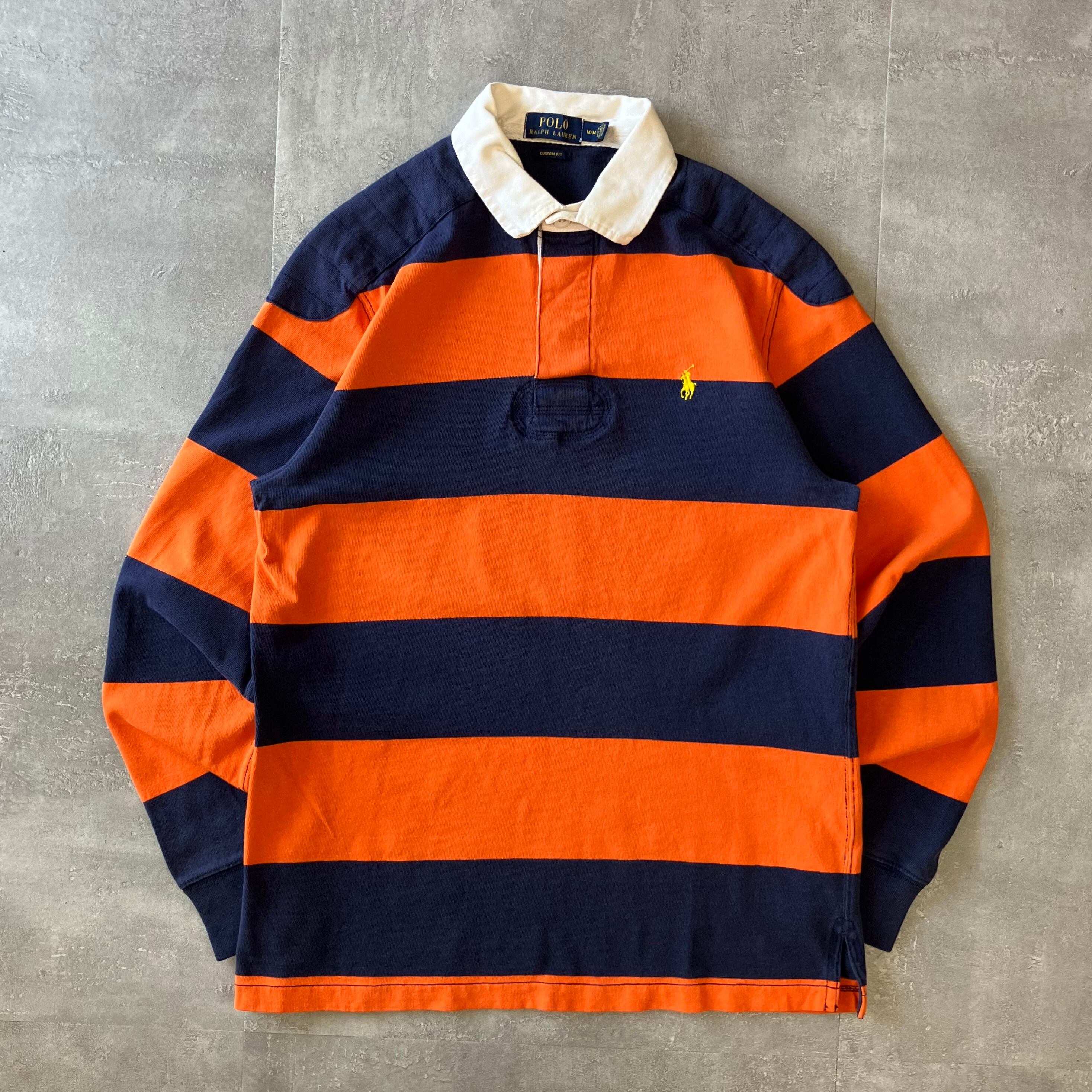 ポロラルフローレン 00s ラガーシャツ ボーダー M No.1855