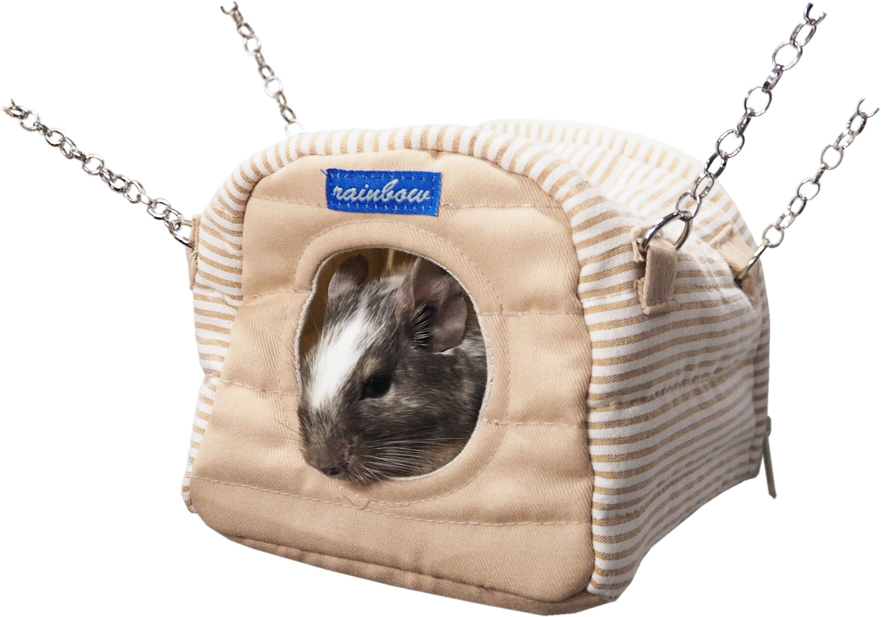 【小動物用品】アーチのおうち　ベージュ/ラベンダー