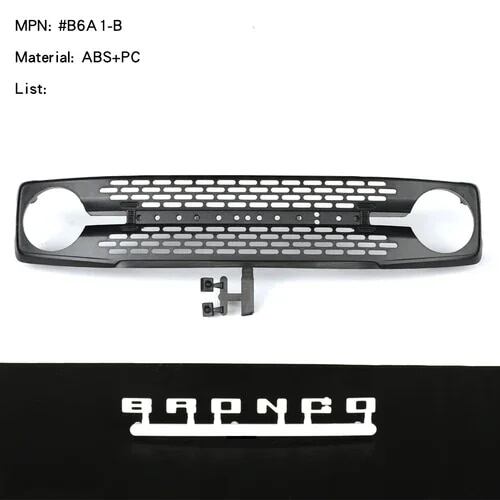 Rcdream フロントグリルマスク #a 1/10 Rc クローラー車 traxxas TRX4