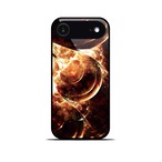 極艶 - 和風 角丸型 強化ガラスiPhoneケース