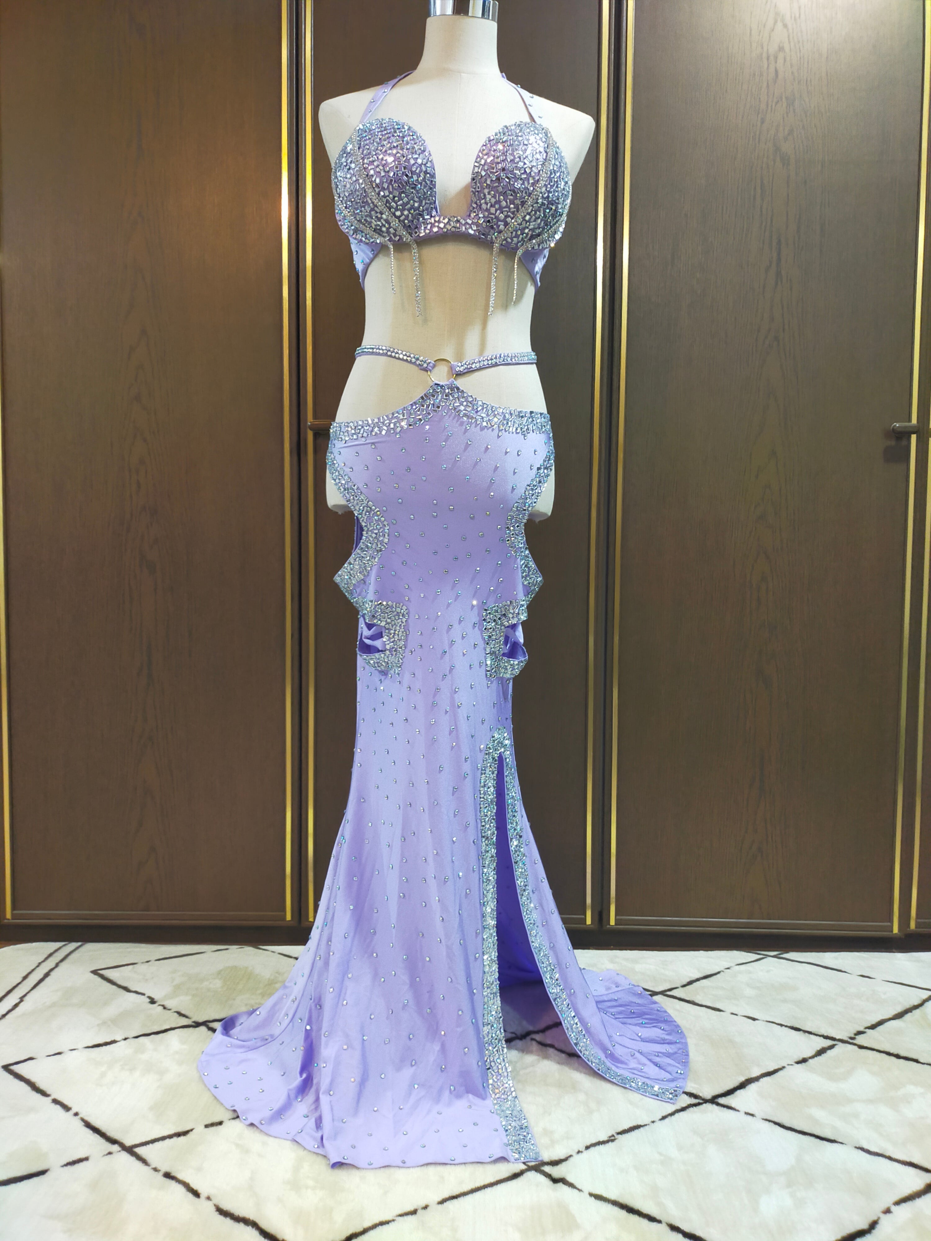 AH.Lavender 2573 | ベリーダンス衣装・ハムサグッズのお店 Hamsa Belly