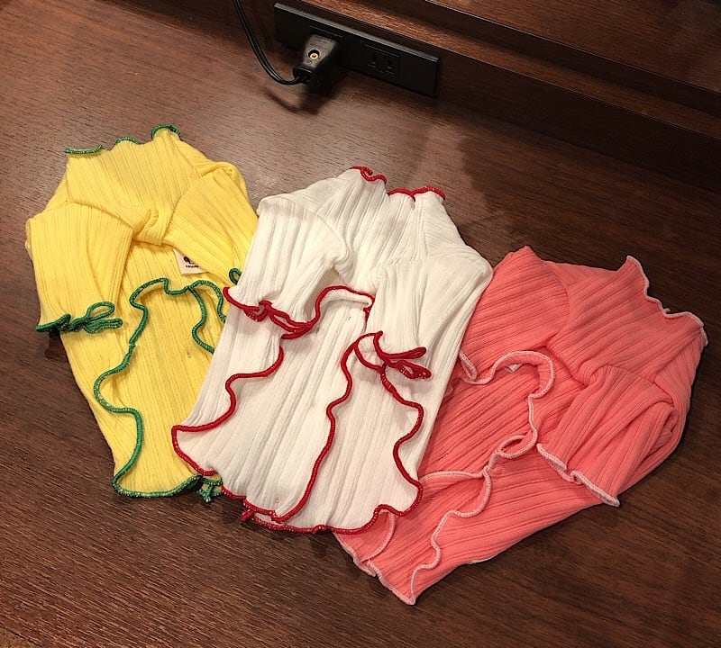 【SALE】カラフルボタンカーディガン S~XL 3color  /  犬服 ドッグウェア 犬の服 ペット用品 犬 小型犬 中型犬 b53