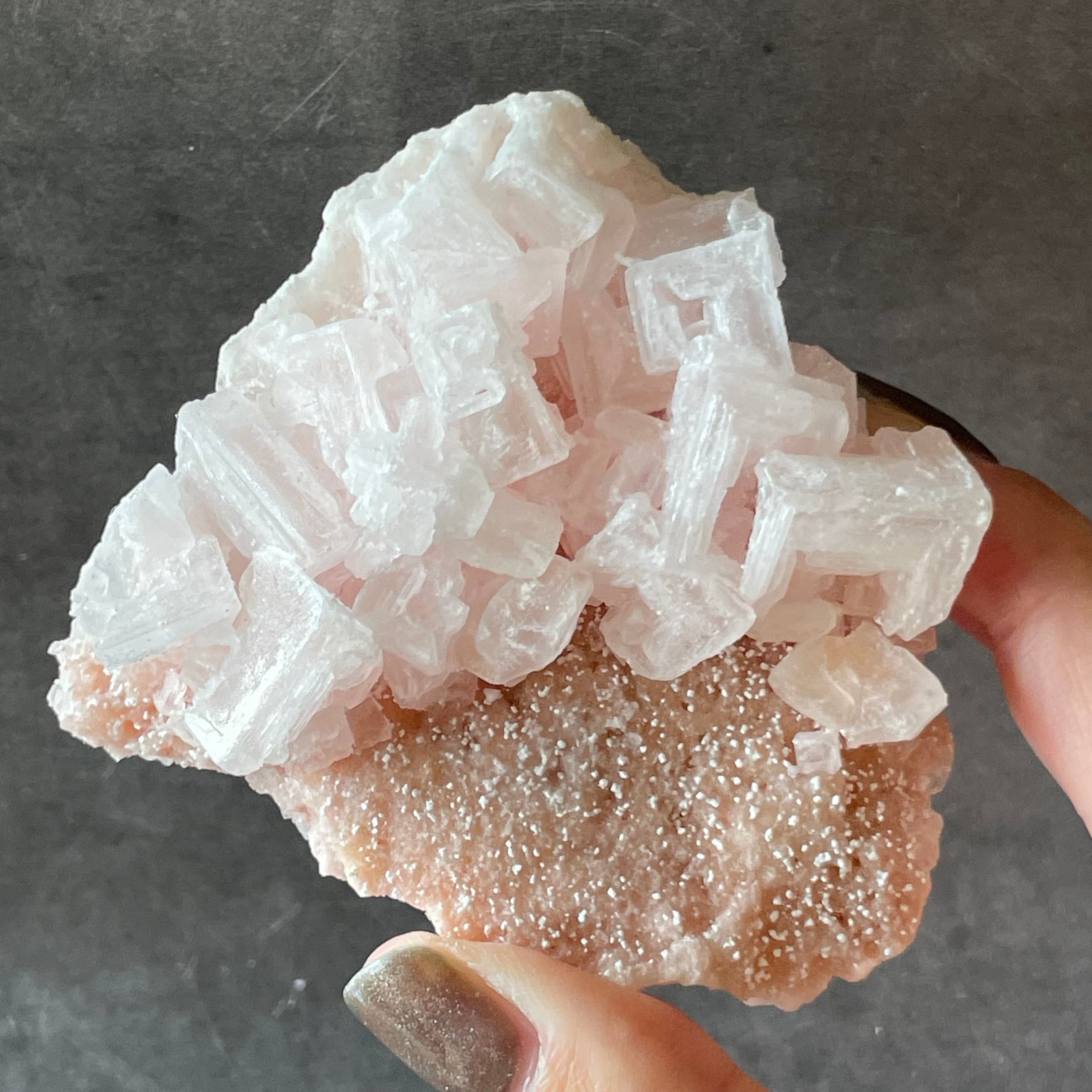 カリフォルニア産|pink Halite ピンクハライト|岩塩 原石|天然石 パワーストーン 鉱物 gem stone