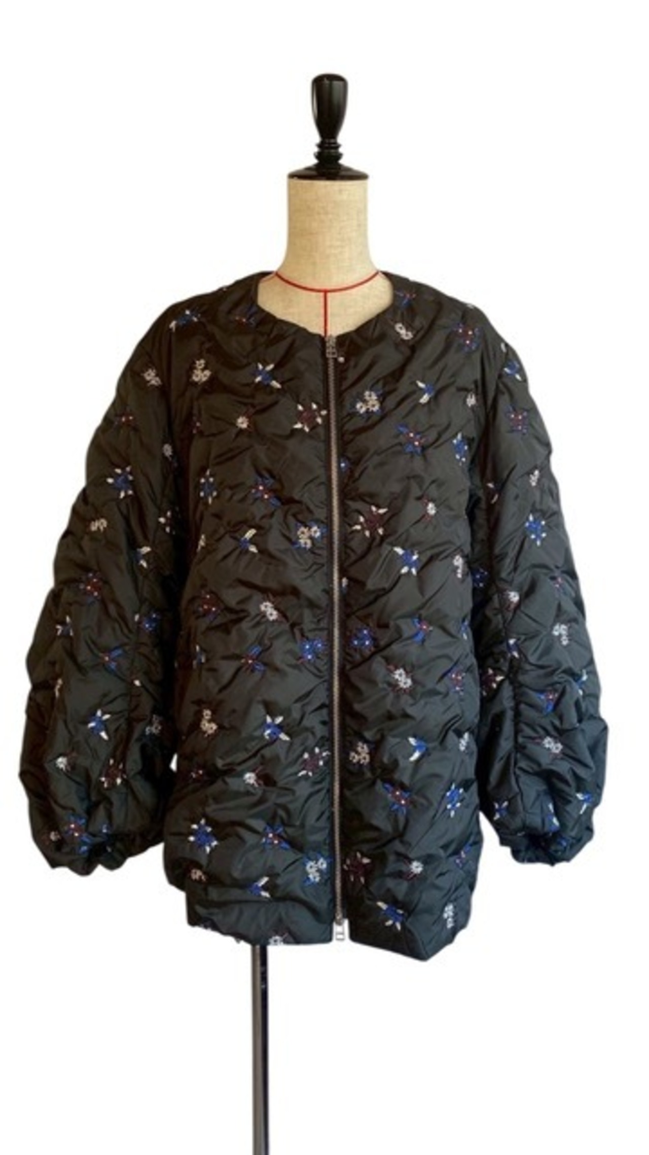 【26AW | WOMEN】FUMIE TANAKA フミエタナカ / ブルゾン /  flower shirley BL  F26A-05 - 4