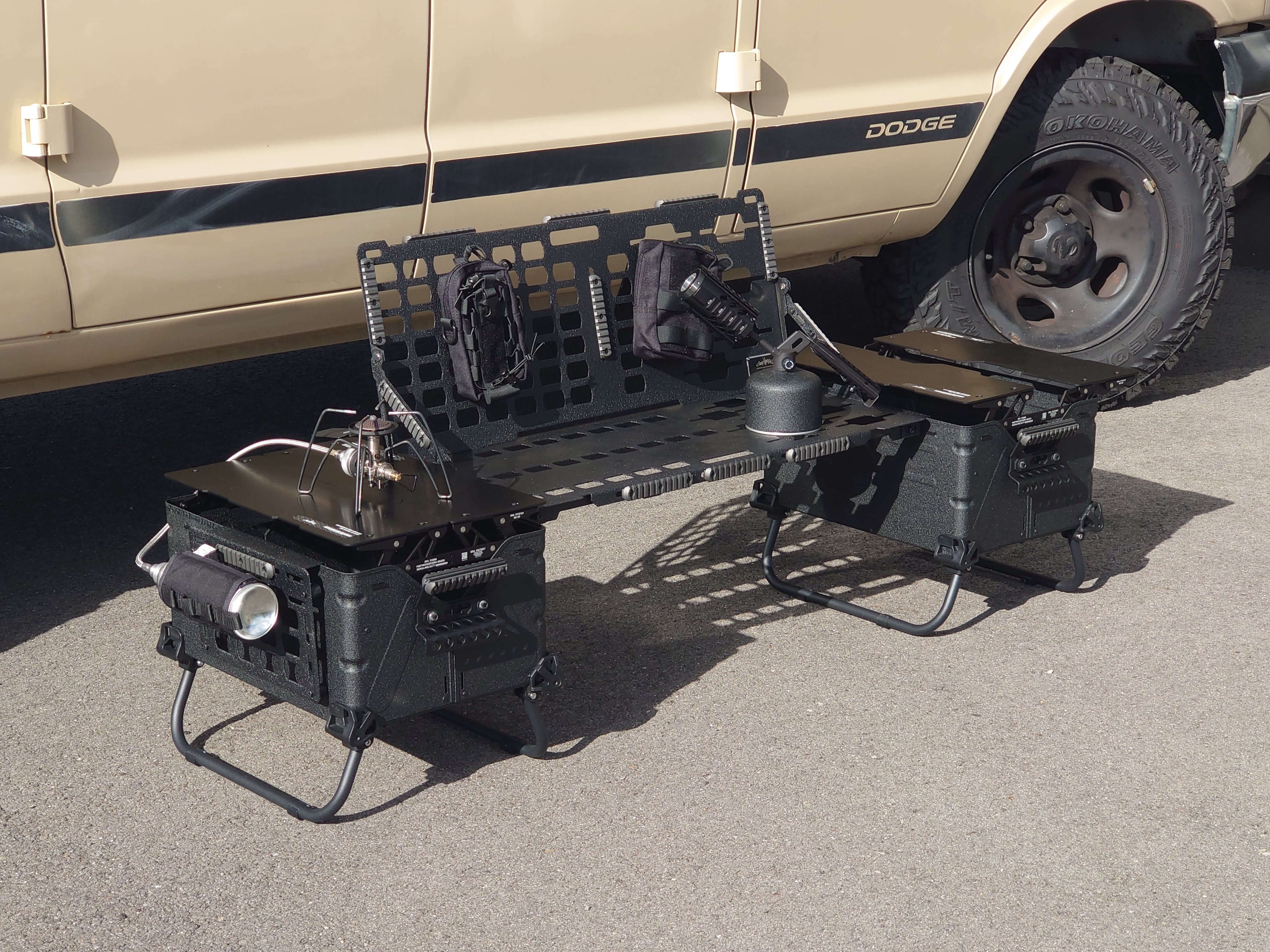 キャンプオーパーツ タクティカルサイドテーブルwithキッチン W600TYPE キャンプオーパーツ タクティカルサイドテーブルwithキッチン