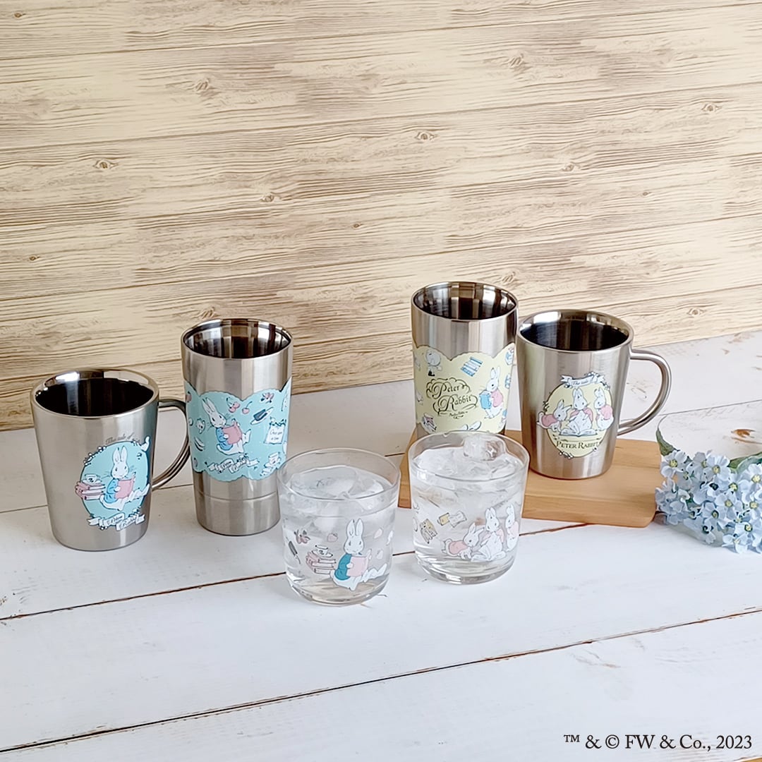 ピーターラビット】二重タンブラー（シスターズ）【リトルブック