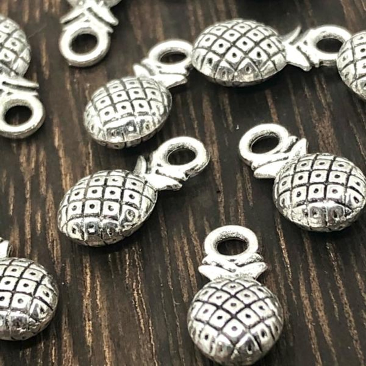 【2個】パイナップルミニチャーム/ハワイ