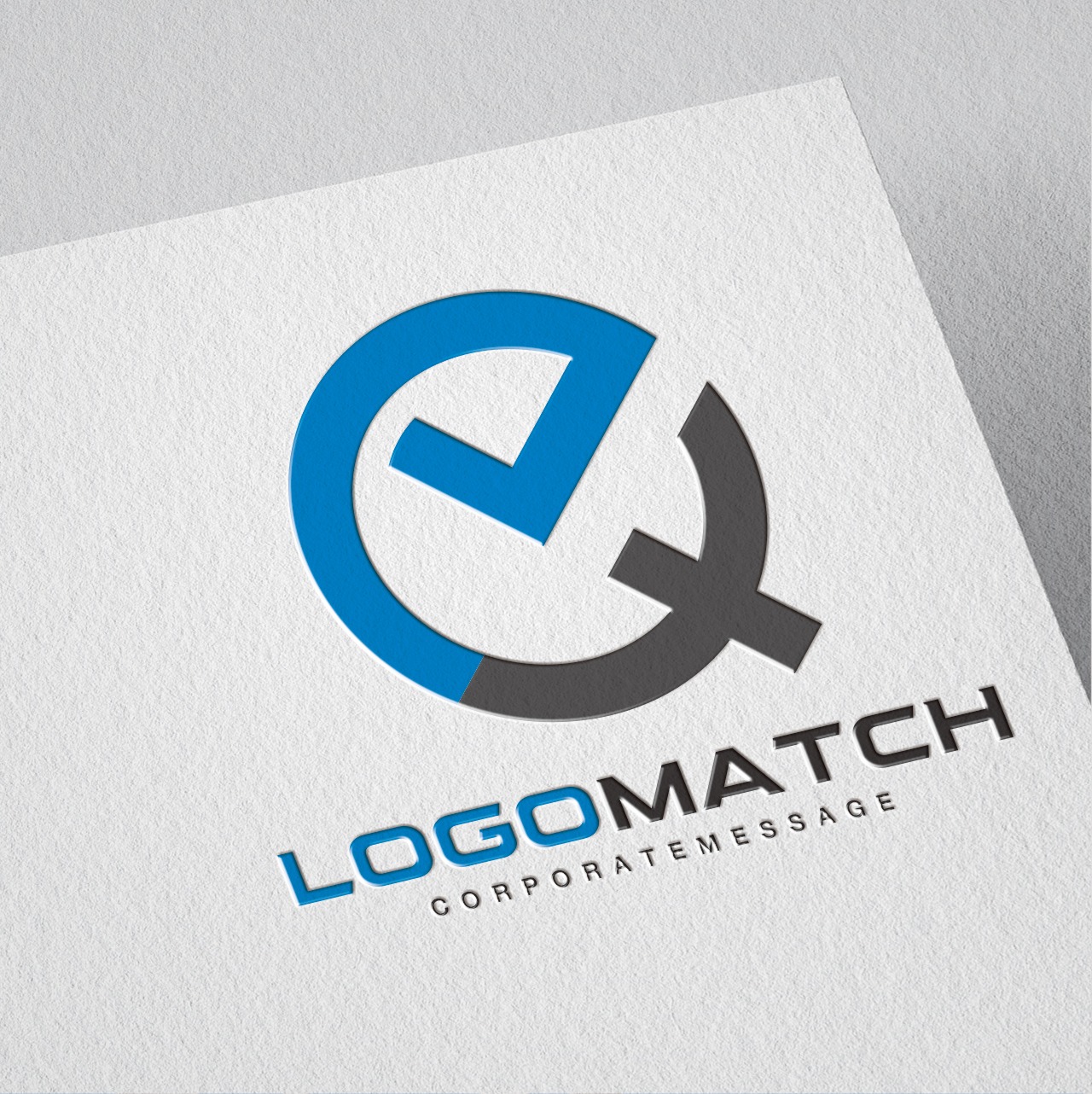 精緻でダイナミックなE・Qのロゴ