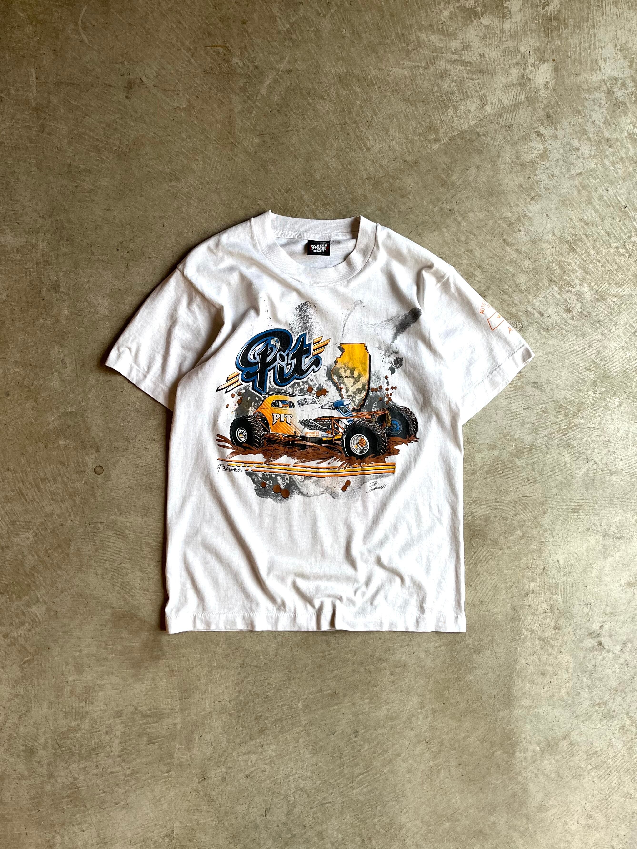 USA製 90's SCREEN STARS PRINT T-SHIRTS “Pit”