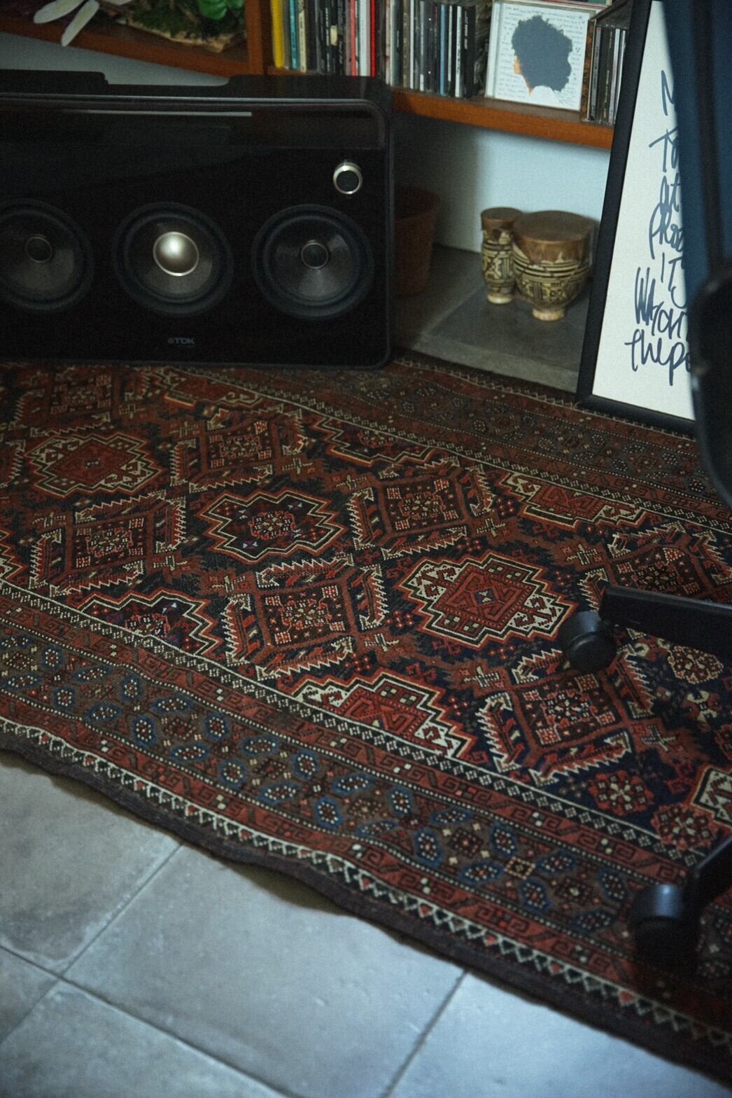 610 -Semi Antique Sangcholi Baluch rug