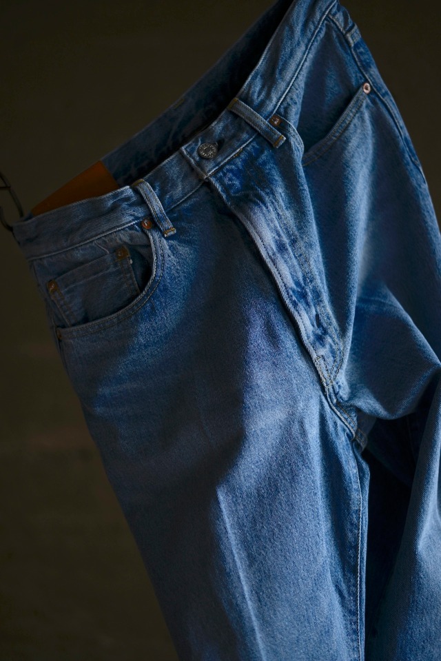 KAPTAIN SUNSHINE  / Skate Shoecut Denim Pants (indigo)