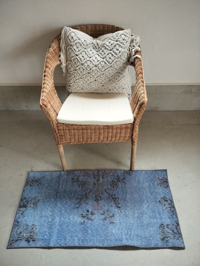 Turkish small rug 49✕100cm No.410
