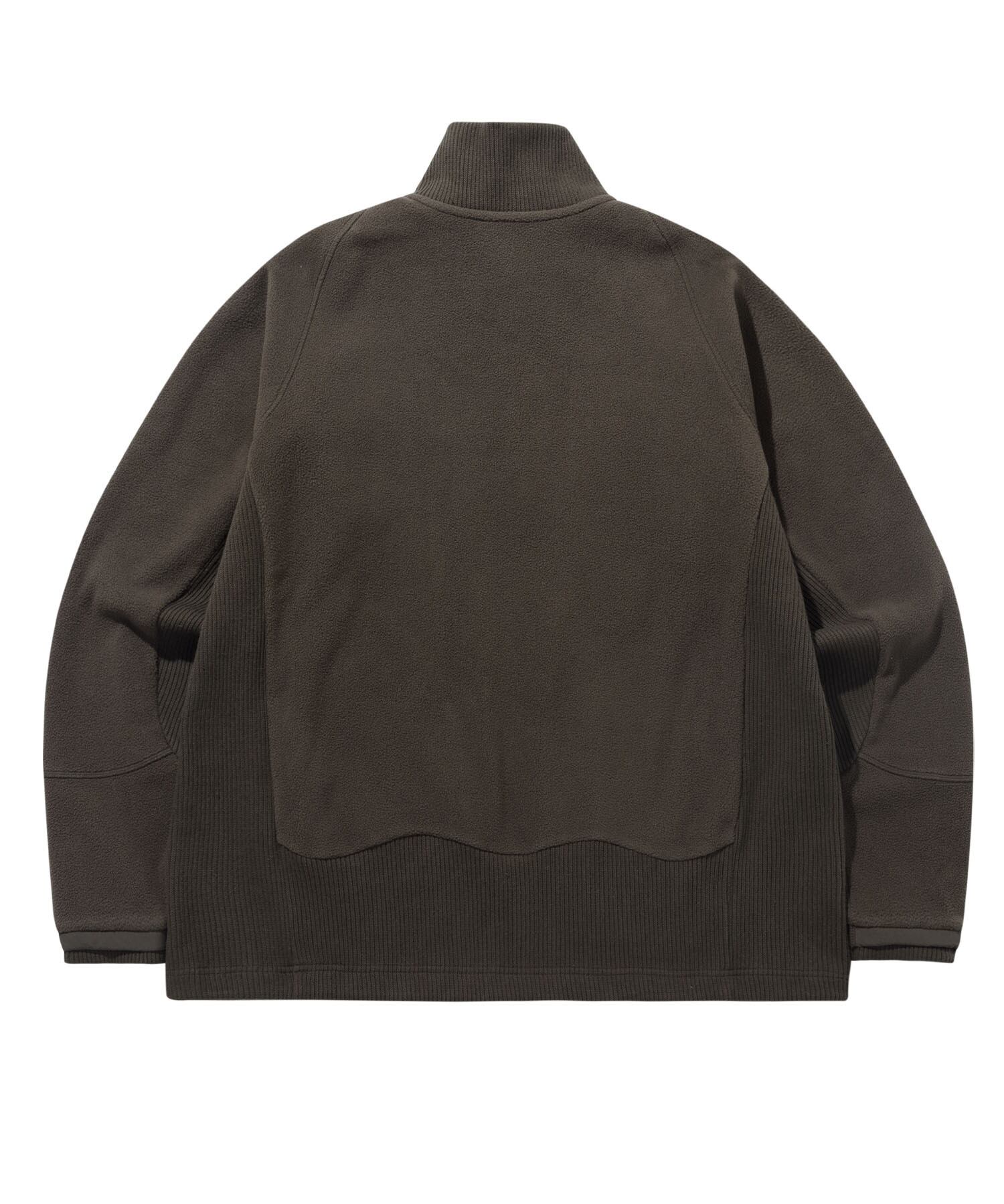 SAN SAN GEAR] 23FW COMPOUND FLEECE TOP MUD KHAKI 正規品 韓国