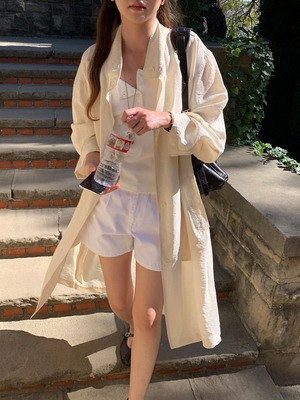 (予約) verveine / Lune high-neck soft coat