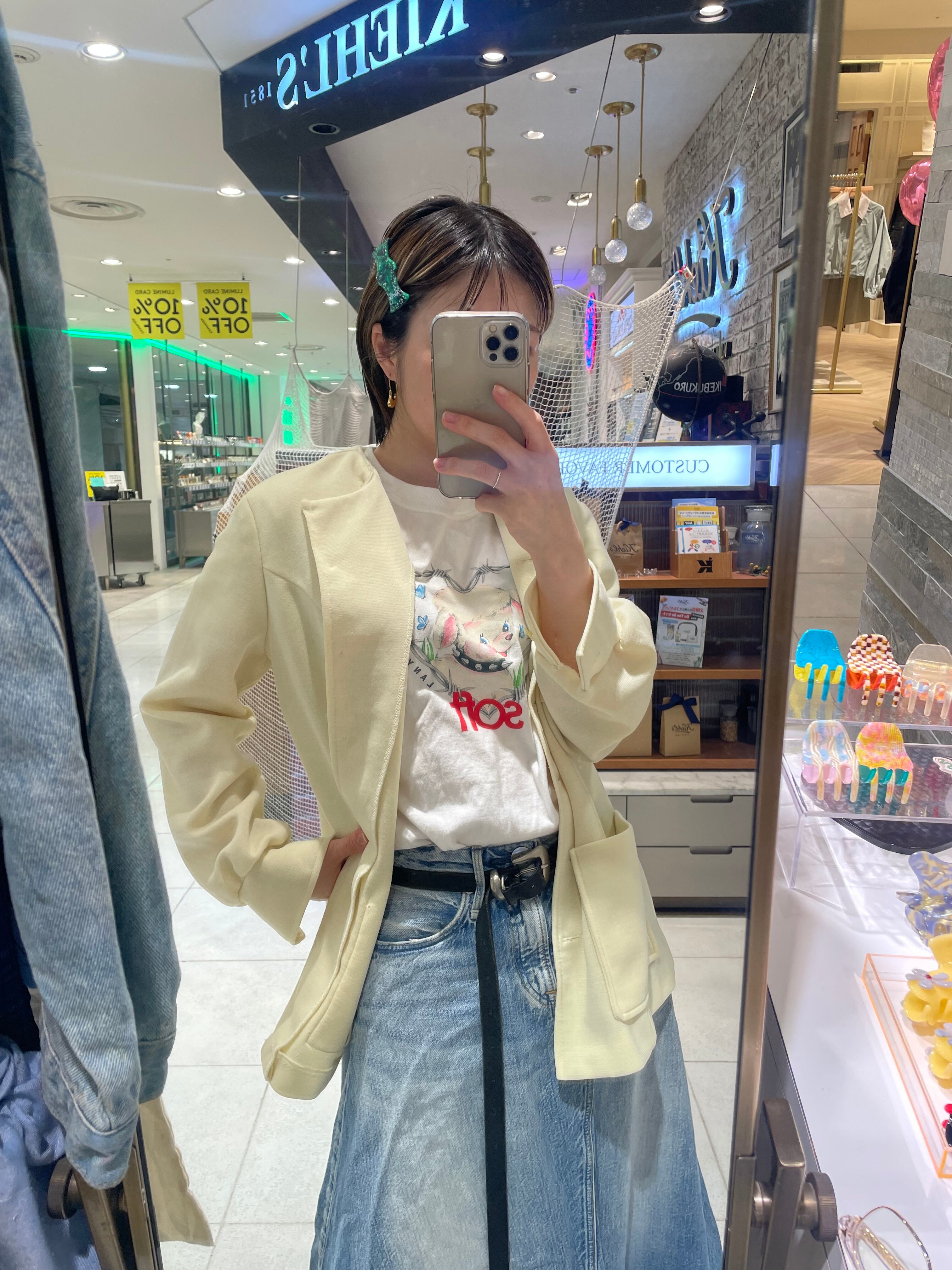 Vintage Remake Butter Yellow Jacket