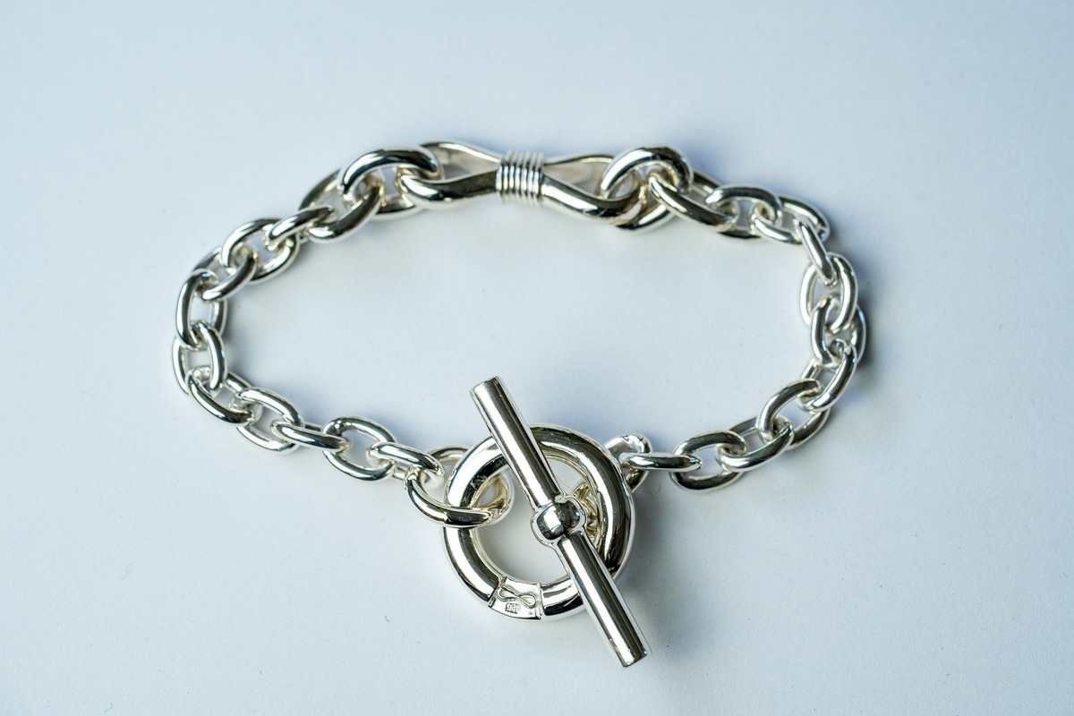 BN-037 Hook connect mebiusu Bracelet (small) | WAKAN SILVER SMITH 