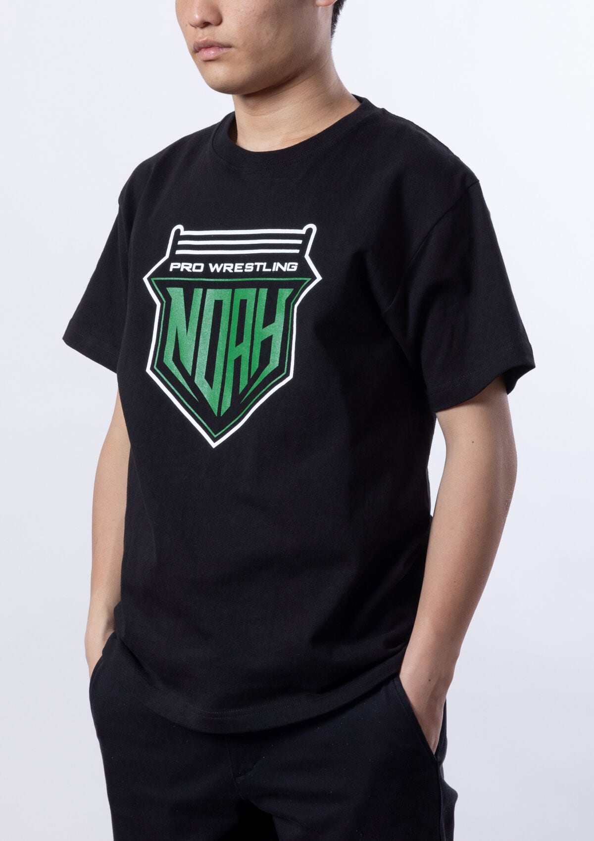 ノアロゴTシャツ 黒Ver. NOAH | プロレスショップ・リングサーチ