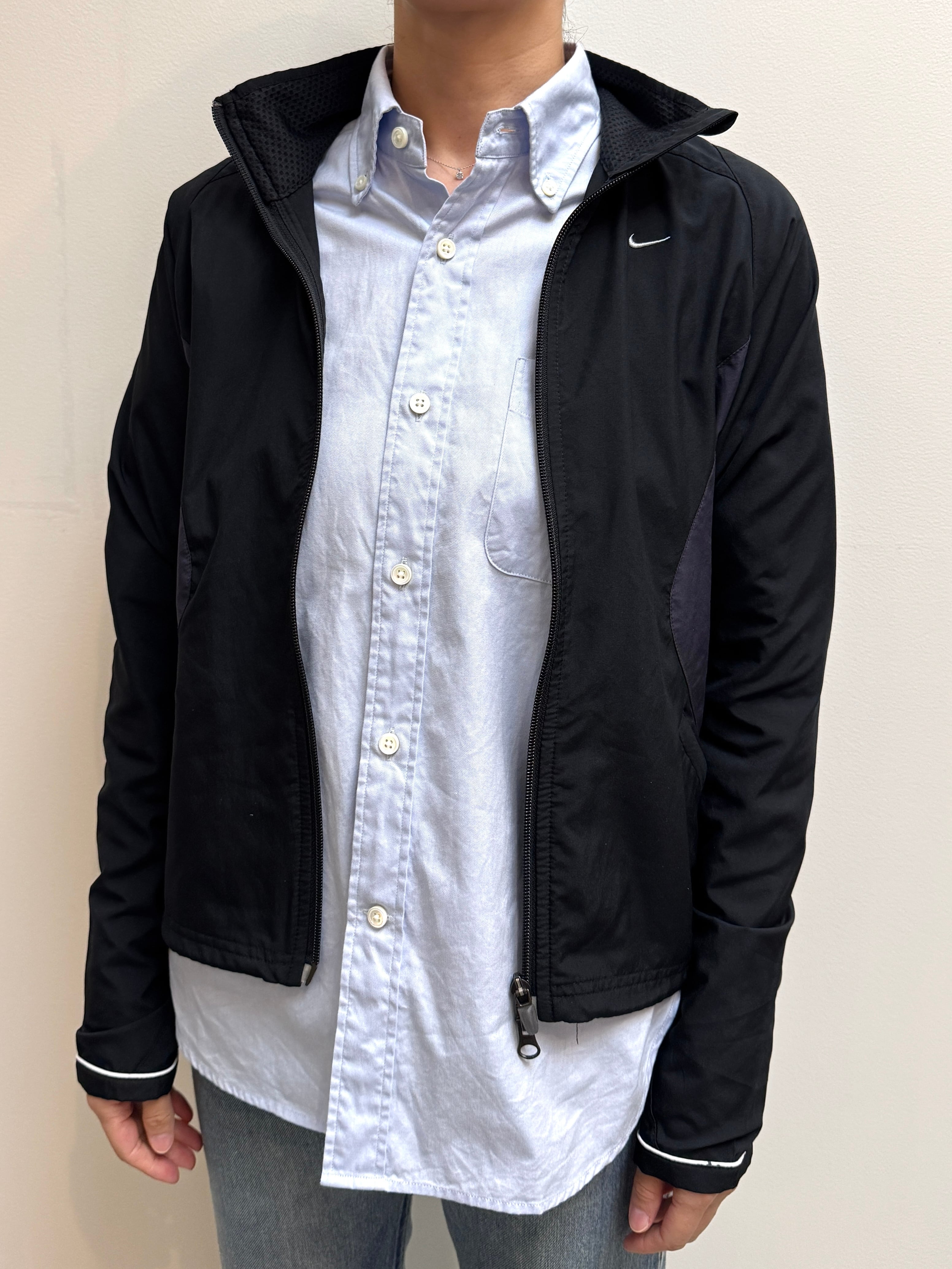JK16-5 USED NIKE COMPACT JACKET -BLACK-
