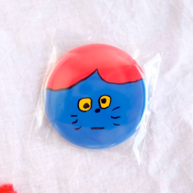 【松岡マサタカ】缶バッチ「ねこ」