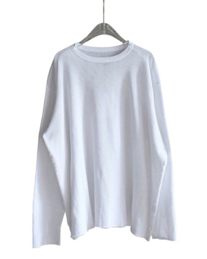 ANDER 【MESH LS TEE / OFF WHITE】