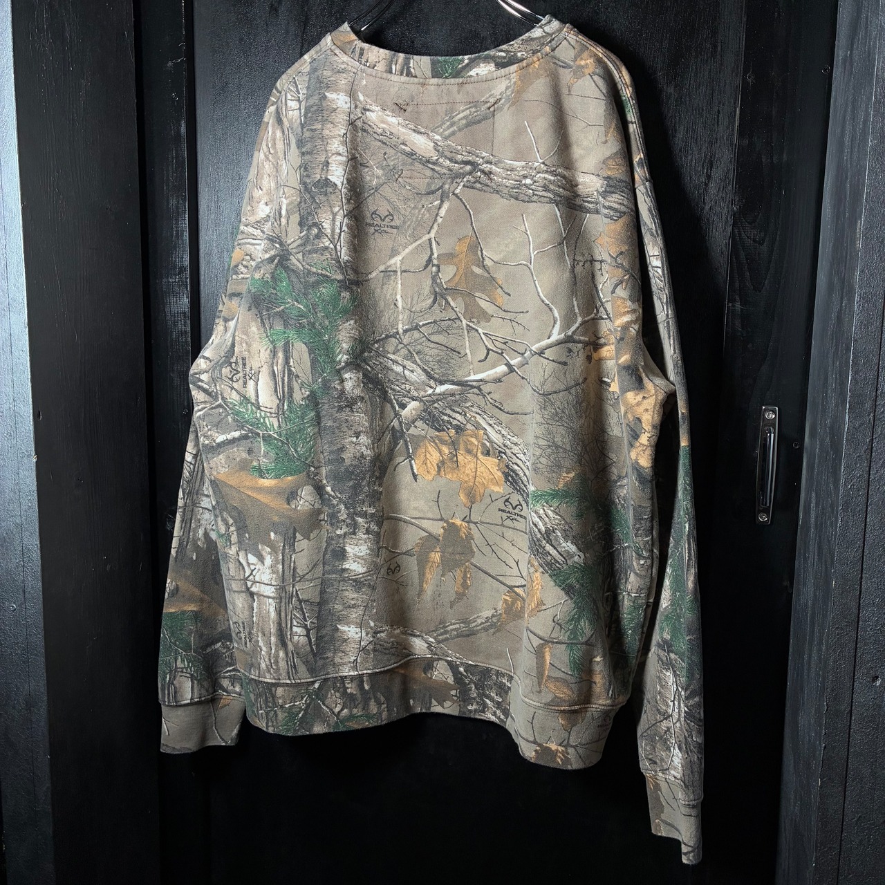 Cabela’s リアルツリーカモ スウェット 刺繍ロゴ　迷彩