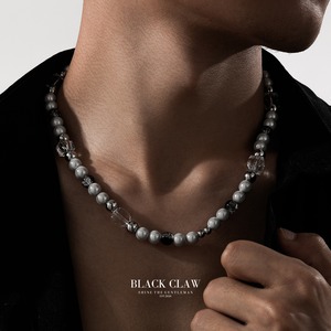 316L Pearl Chain Cross Necklace OR Normal【B&C】