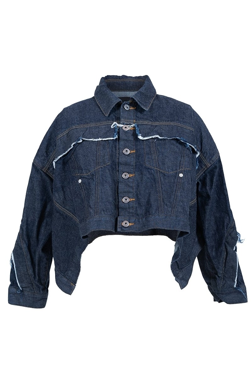 新品タグ付 サージュデクレ ライトデニム中綿半纏JKT L インディゴ パンツ SAGE DE CRET（サージュデクレ） | ギャラリードポップ