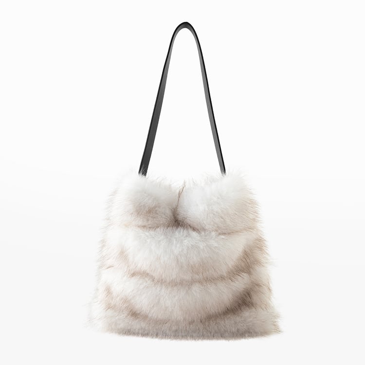 フェイクファーショルダーバッグ No.5306