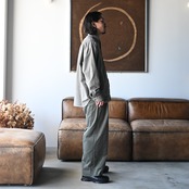 LEH(レー)コーデュロイラップワイドスラックスコーディネート②