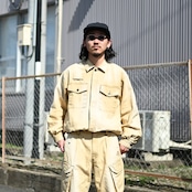 ANACHRONORM / REMAKED HERRINGBONE MILITARY SHIRTS JACKET