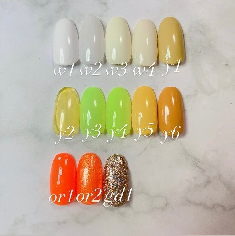 No.57 選べるシンプルワンカラー＆パーツ ネイルチップ | Pay ID