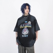 VINTAGE ストリート スプレーペイント Tシャツ T773
