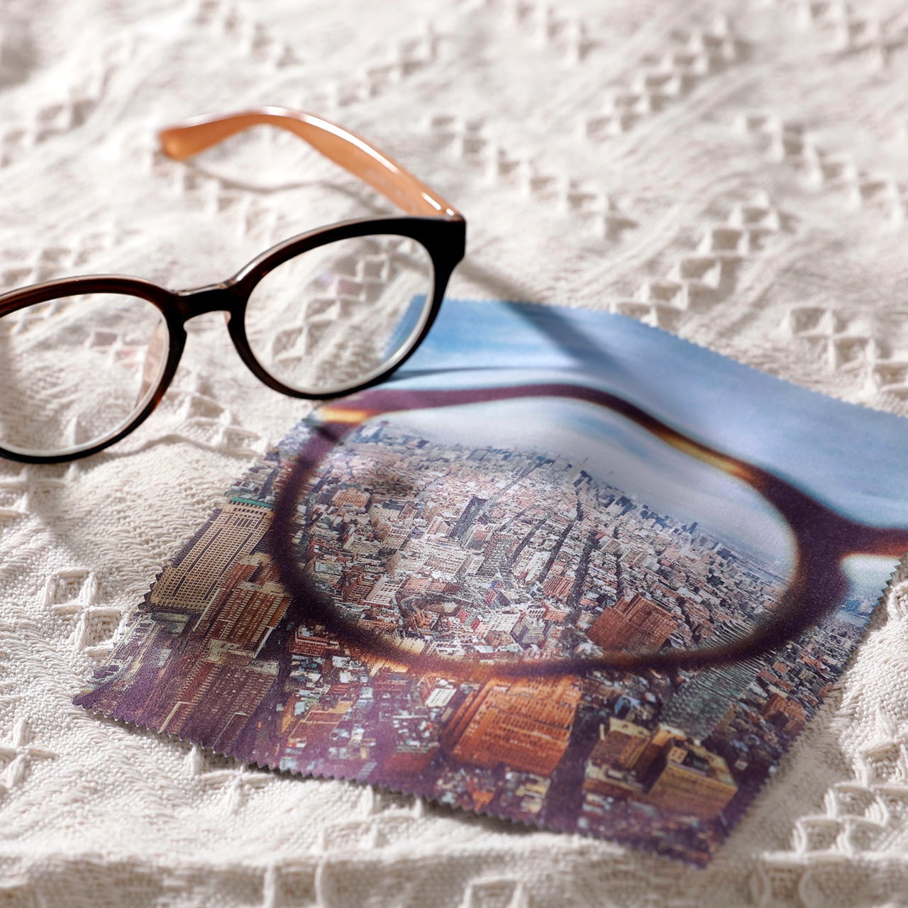 写真でオーダー・オリジナルプリントメガネ拭き(178x152mm) 1枚から